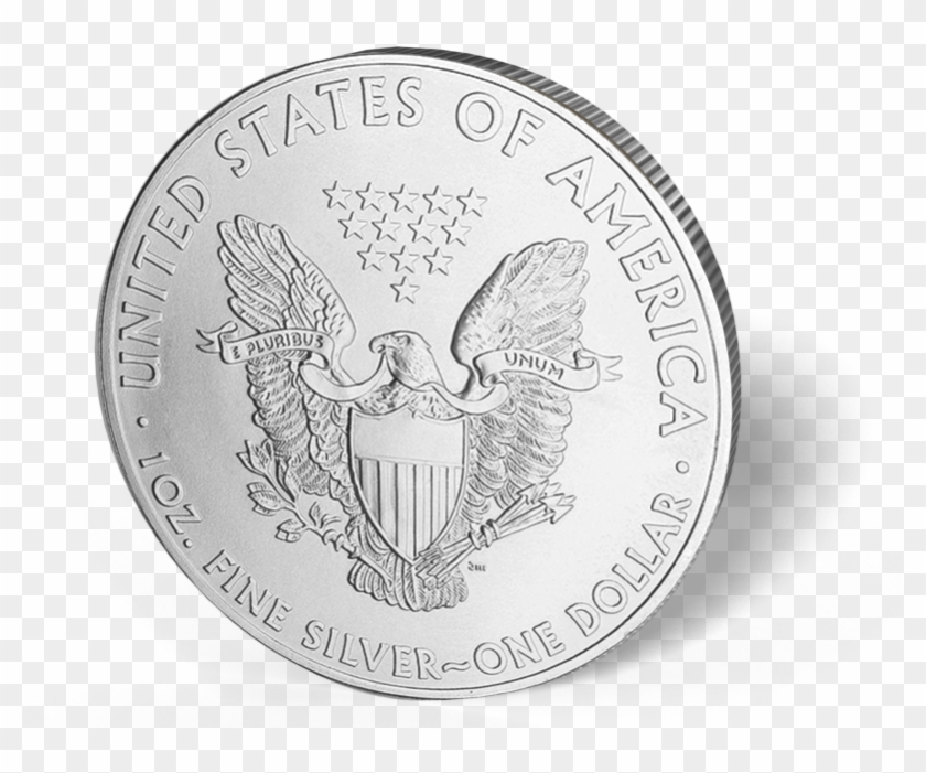 Picture Of 1 Oz American Silver Eagle Coins - Coin Clipart #1521045