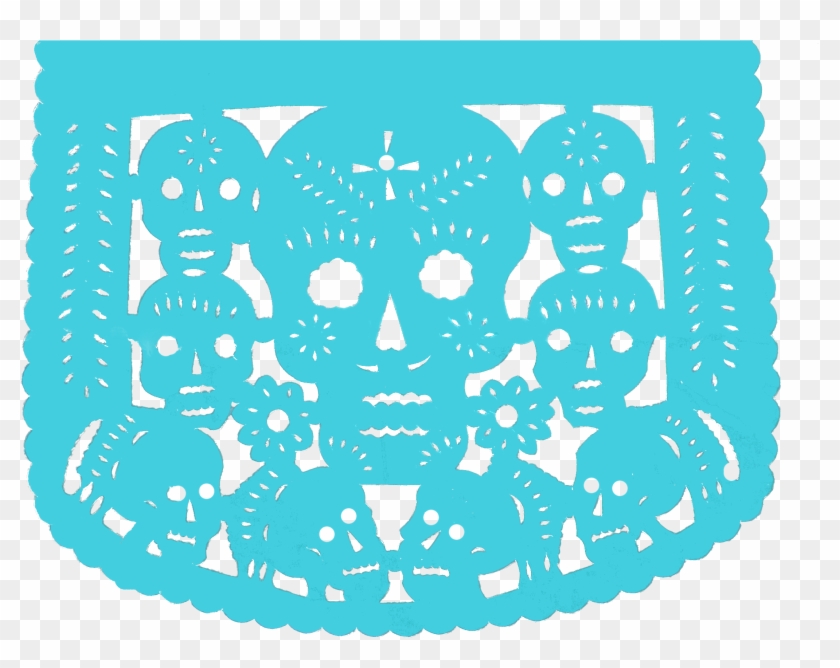 In Tucson - Papel Picado Dia De Muertos Png Clipart