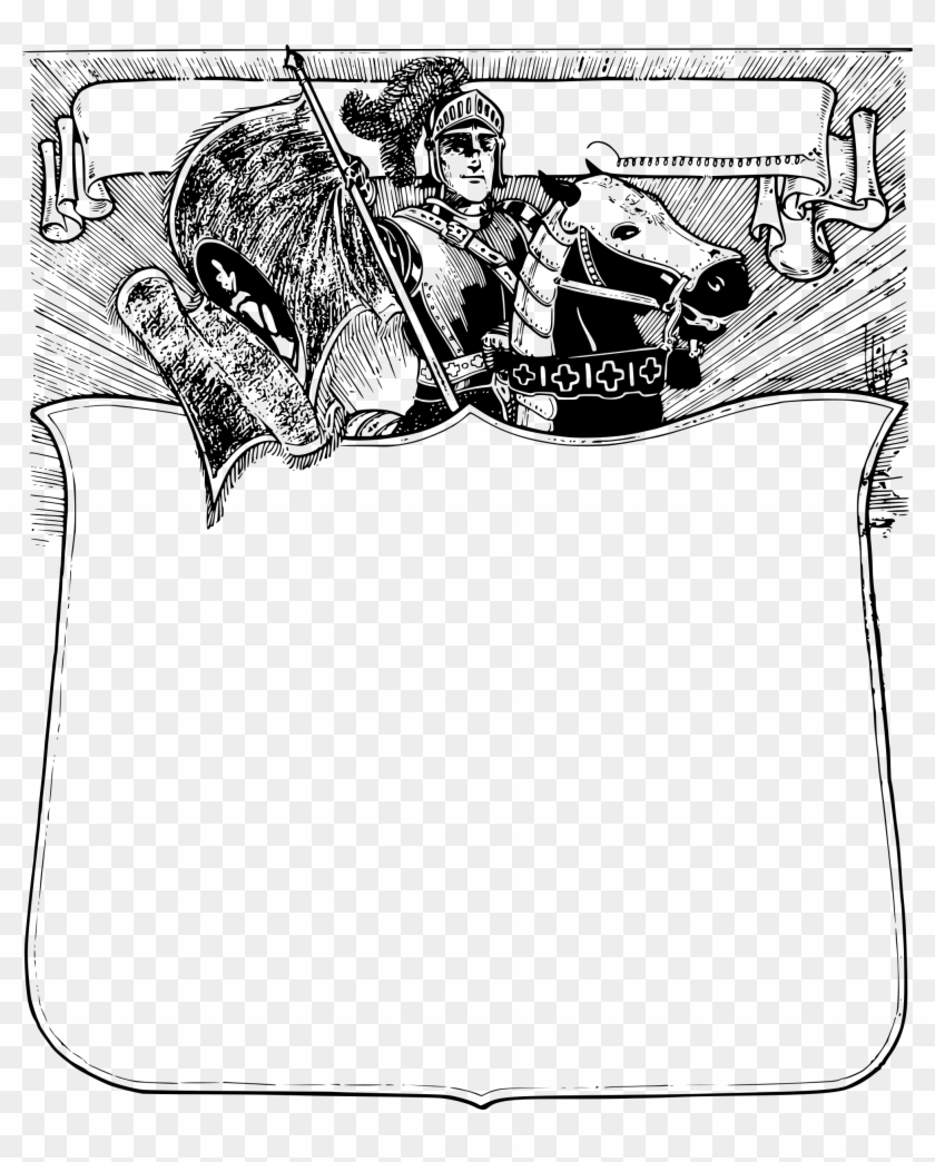 This Free Icons Png Design Of Knight Horse Frame Clipart #1521233