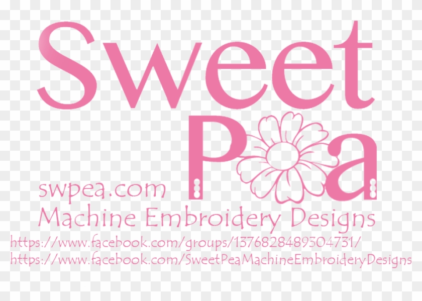 Sweet Pea Machine Embroidery Designs - Sweet Pea Clipart