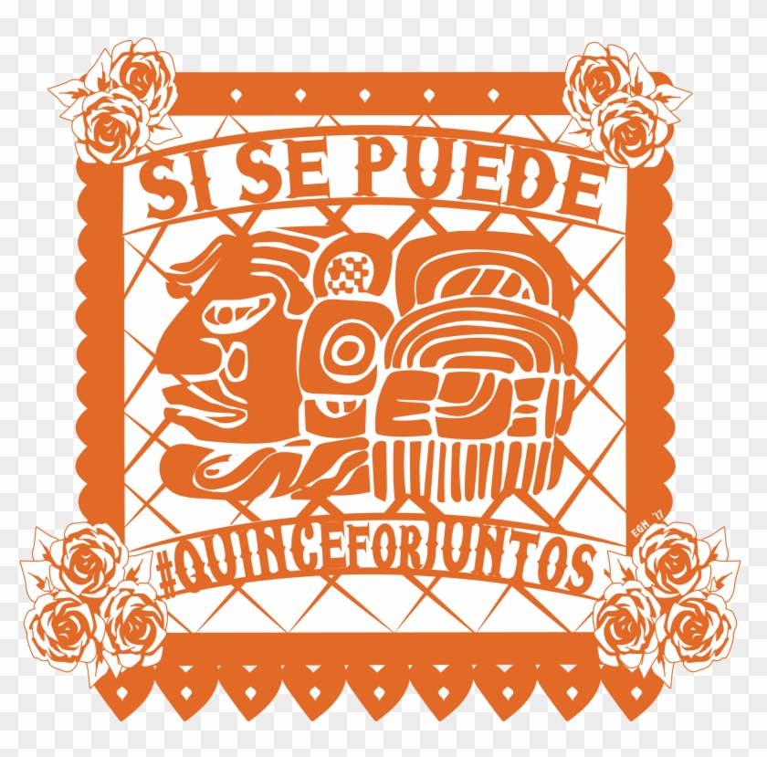 Check Out This Papel Picado Designed By The Talented - Juntos Philadelphia Clipart