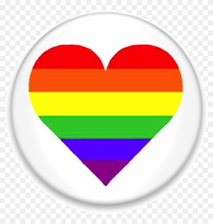 Rainbow Heart Png - Happy Valentines Day Lgbt Clipart #1521812