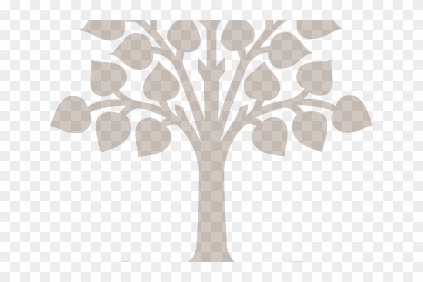 Roots Clipart Tree Outline - Bo Tree Clip Art - Png Download