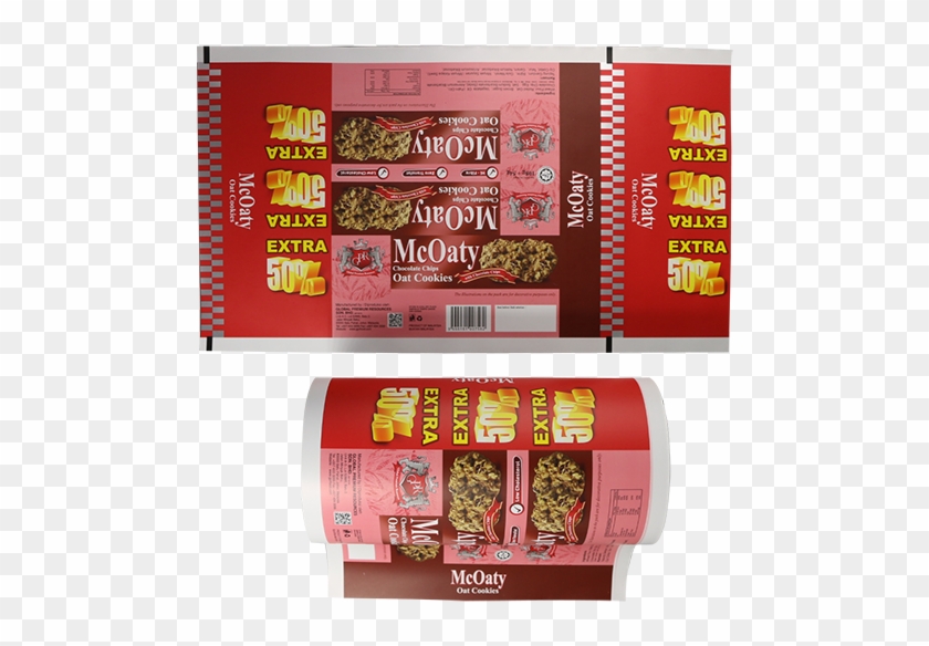 Custom Laminated Aluminum Film Roll For Plastic Packaging - Convenience Food Clipart