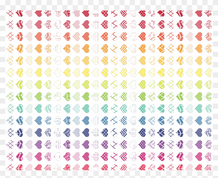 Png Rainbow Heart A2 Melstampz - Art Clipart