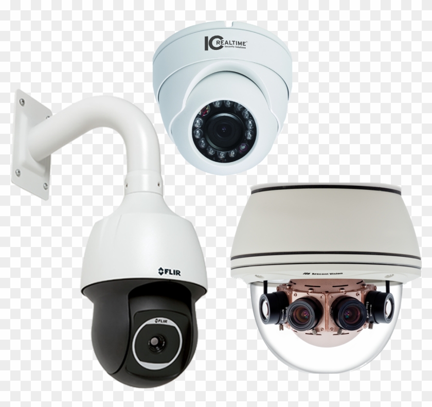 Video Cameras - Panoramic Security Camera Clipart