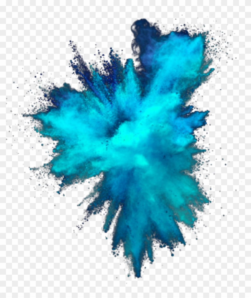 #art #explosion #blue #burst #sticker - Portable Network Graphics Clipart #1522767