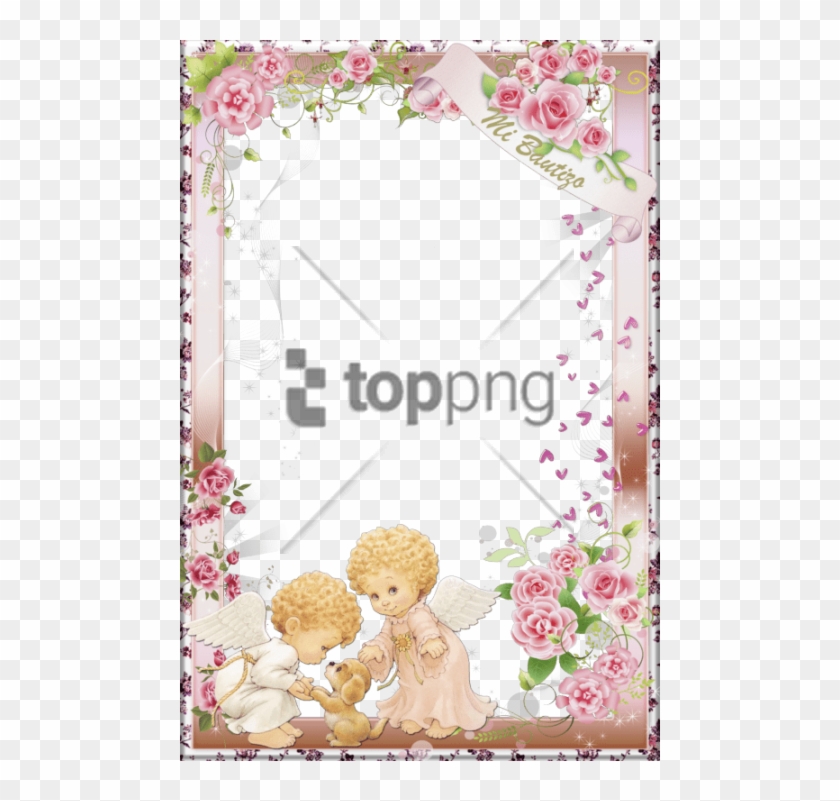 Free Png Fondos Para Tarjetas De Bautizo Png Image - Png Frames For First Communion Clipart
