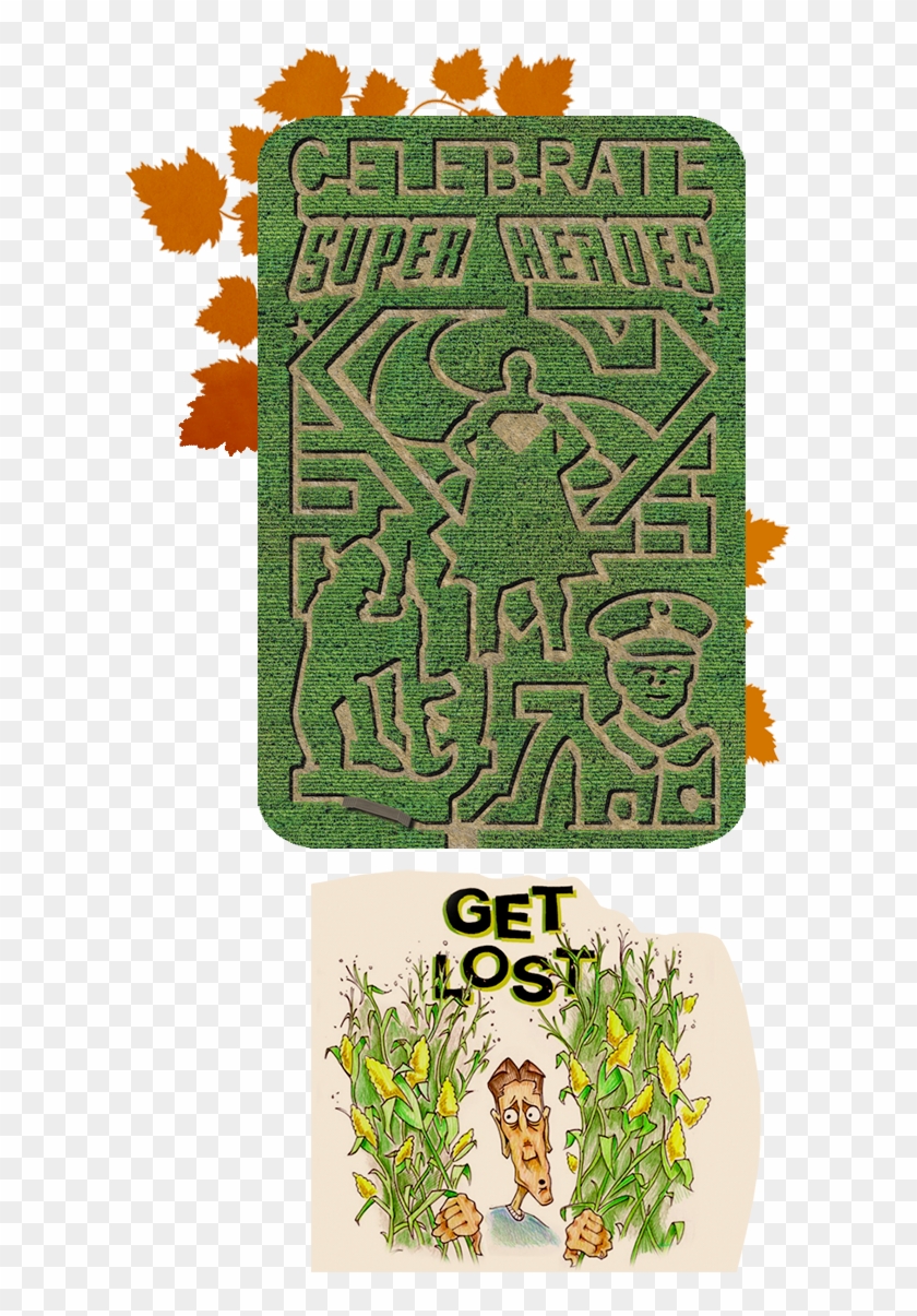 Corn Maze - Calligraphy Clipart #1522961