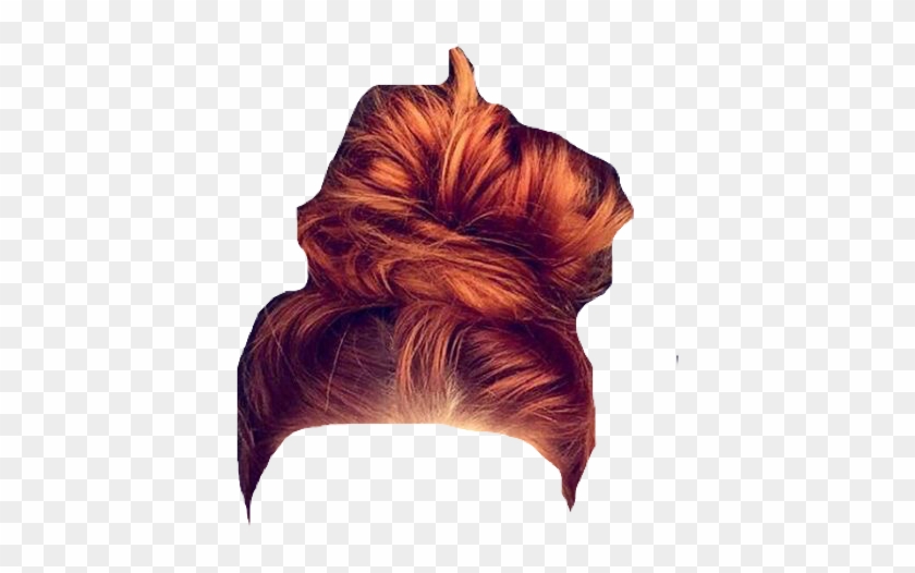 Messy Bun Red Hair Clipart #1522993