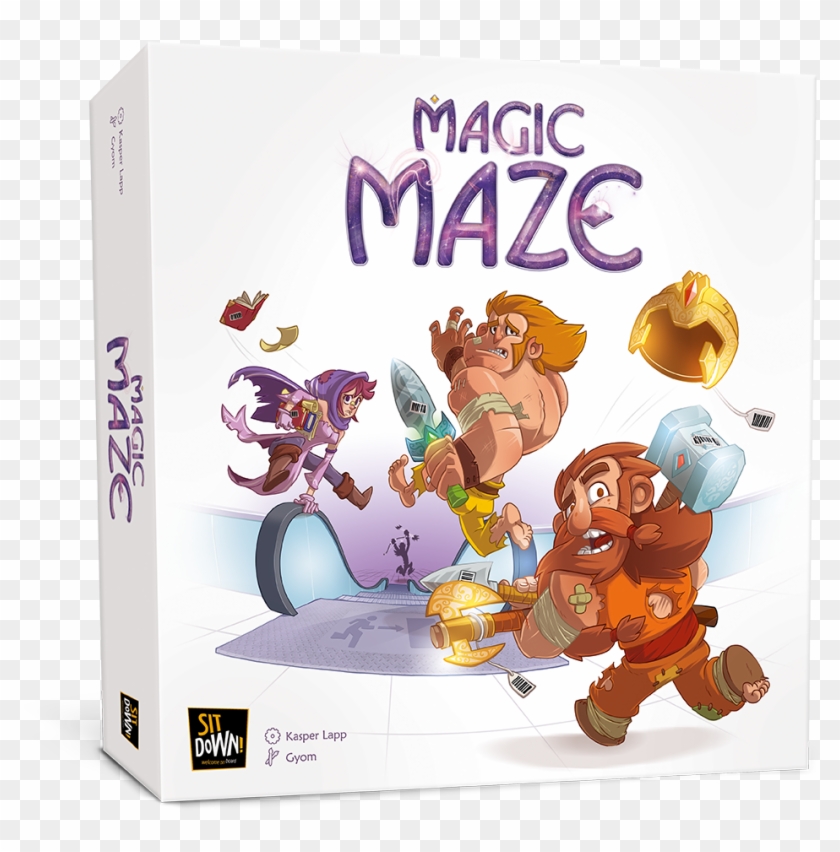 Mm Box Simu 3d Rgb Right Ld Shadow - Magic Maze Board Game Clipart