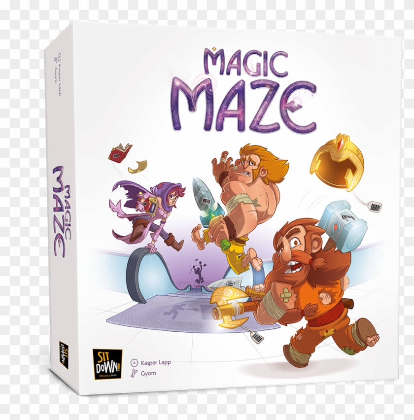 Mm Box Simu 3d Rgb Right Ld Shadow - Magic Maze Board Game Clipart #1523362