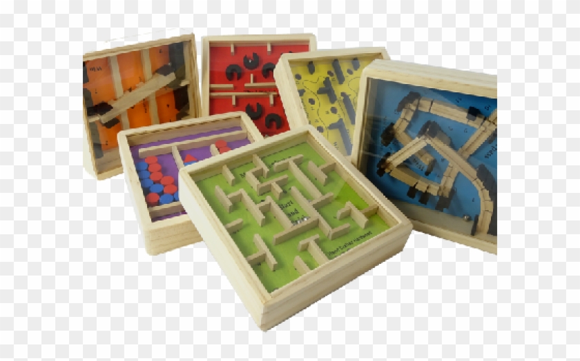 Kids Wooden Maze Puzzles - Wood Clipart