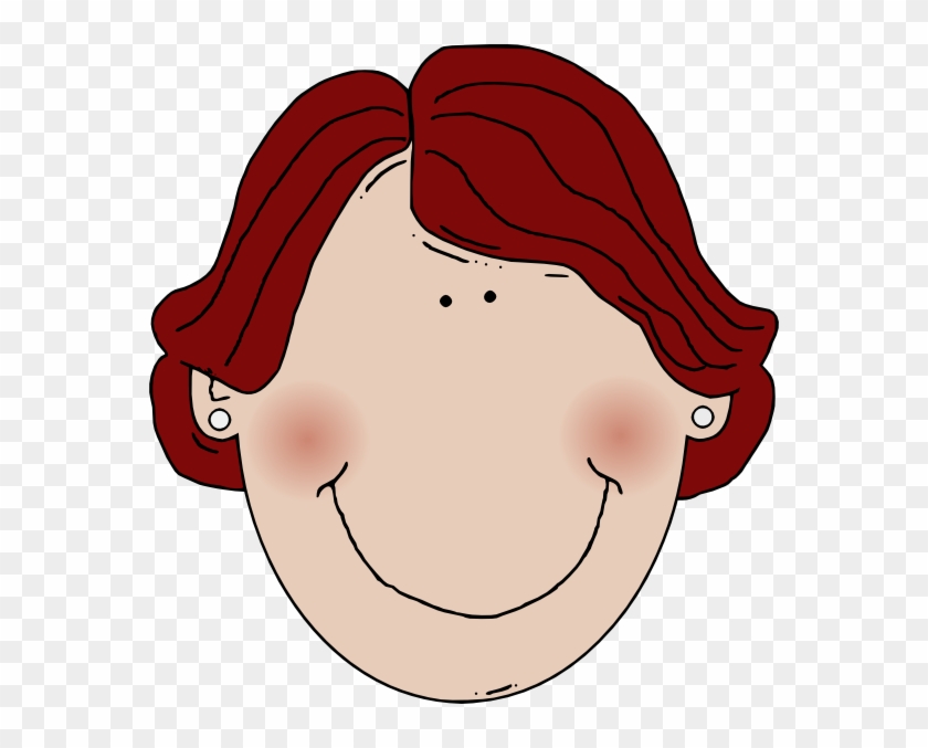 Cartoon Clipart Woman Faces - Png Download
