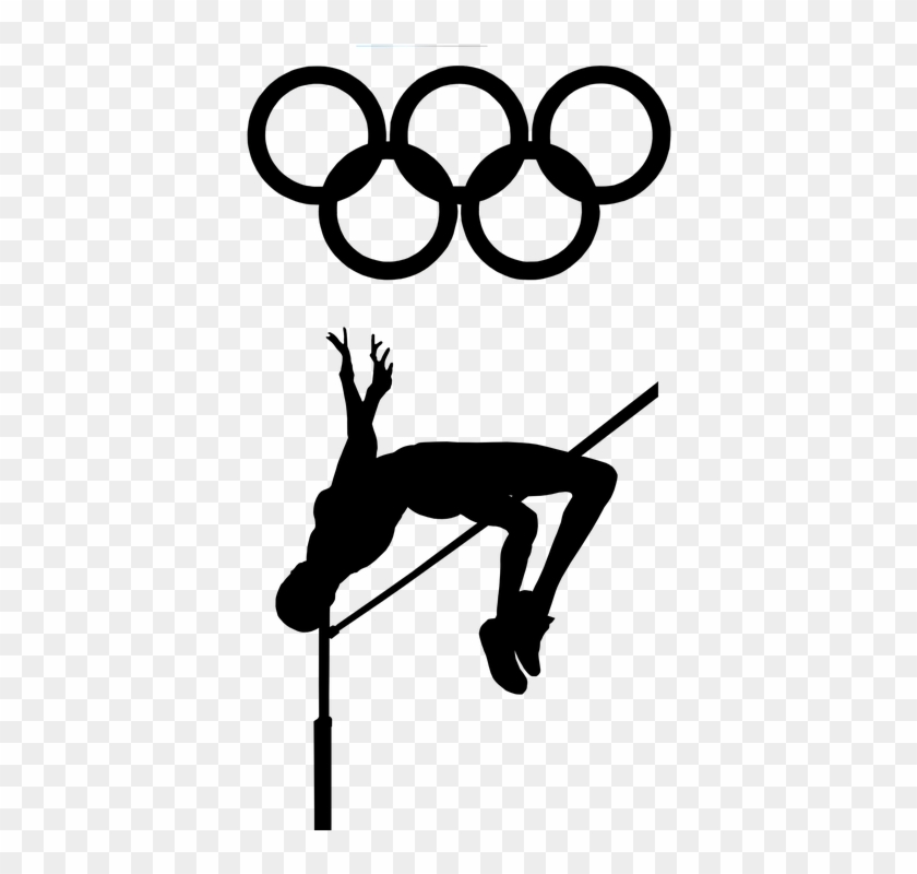 High Jump Track And Field Olympics Jump Field - High Jump Clipart Transparent - Png Download #1523687