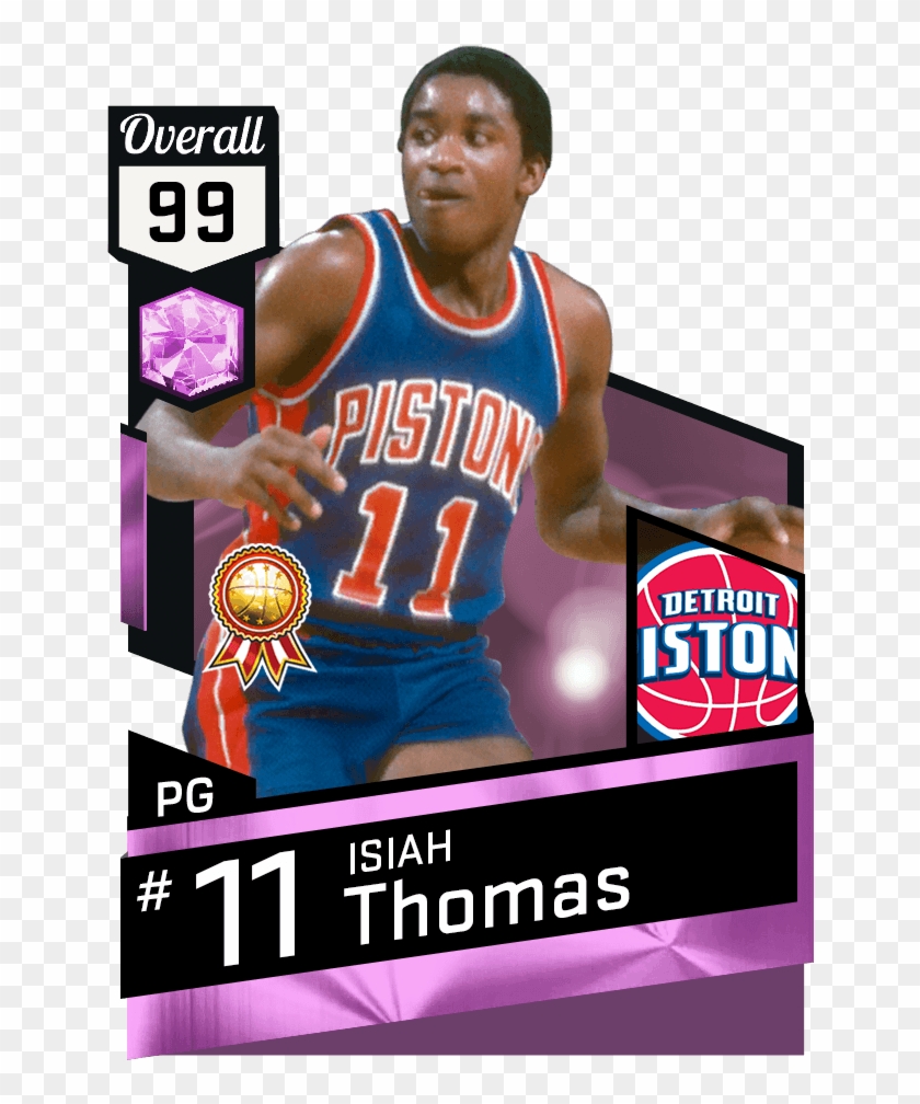 Isiah Thomas - Pink Diamond Nba 2k17 Clipart