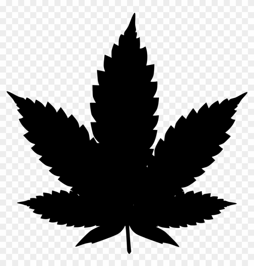 600 X 601 16 - Marijuana Silhouette Clipart