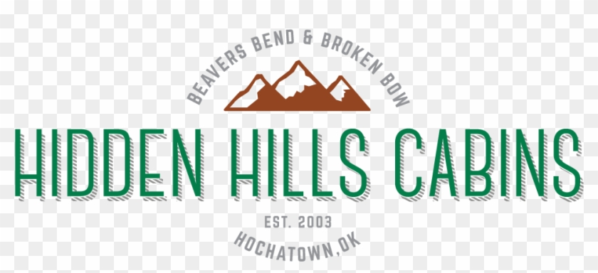 Menu - Hidden Hills Cabins Logo Clipart #1524304