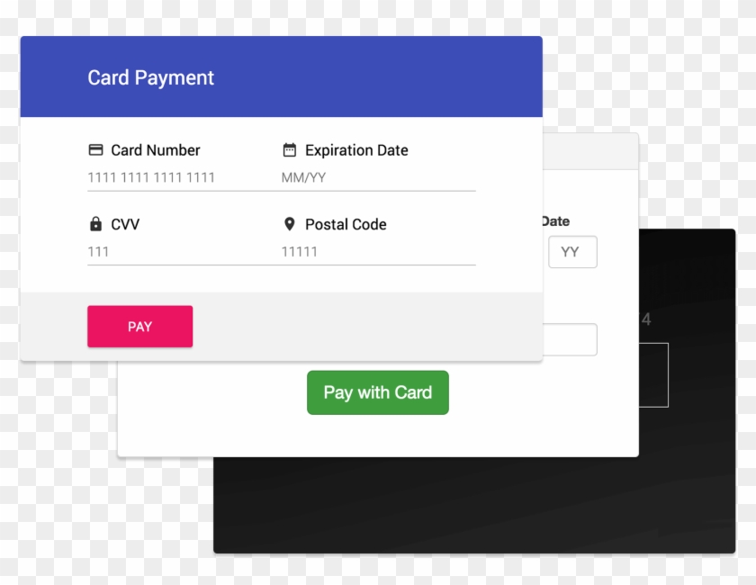 Hosted Fields@2x - Add Payment Methods Ui Clipart