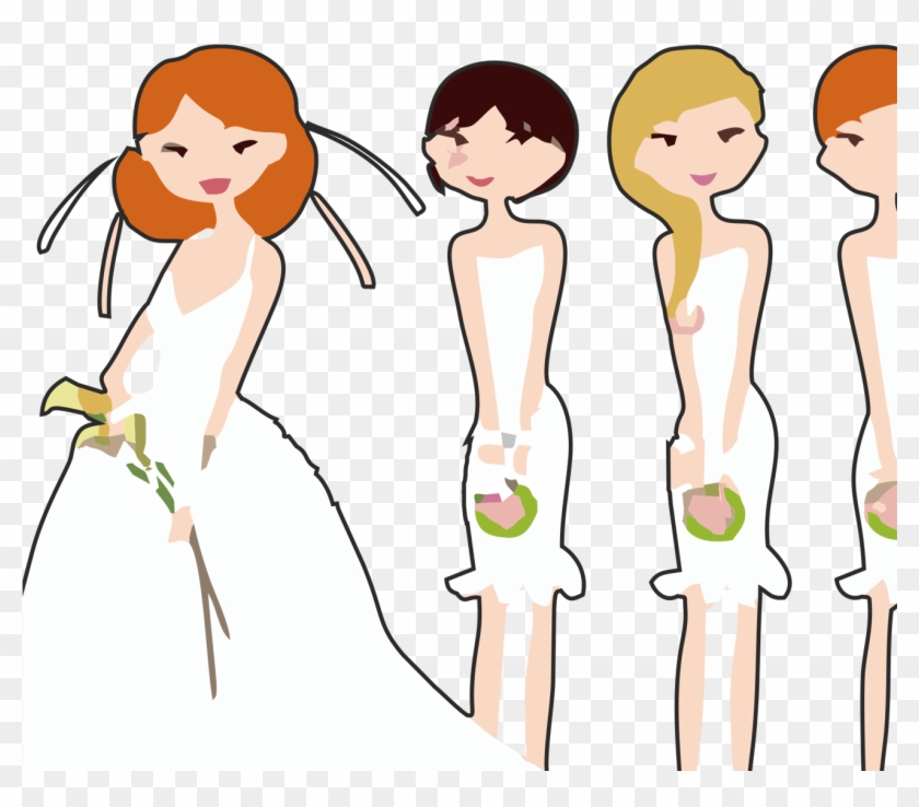 1311 X 1311 5 - Bride And Bridesmaids Png Clipart #1524855