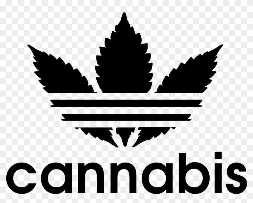 File - Cannabis - Adidas Originals Clipart #1524983