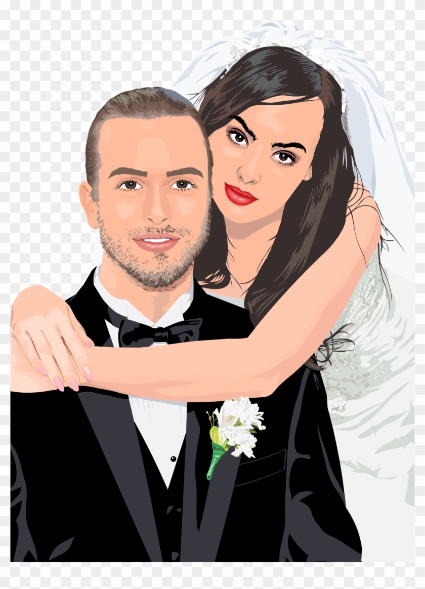 This Free Icons Png Design Of Bride And Groom Wedding Clipart #1525081