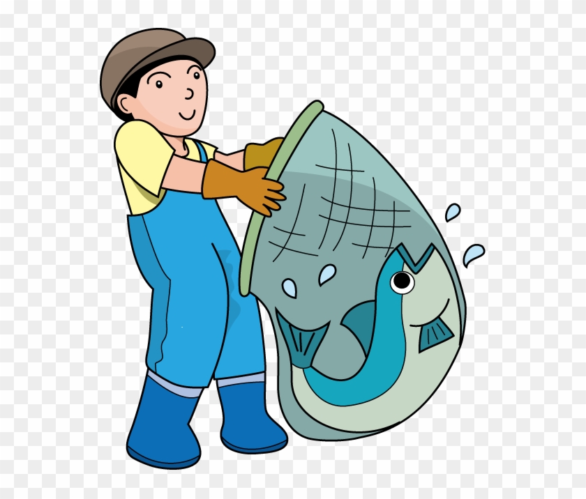 Fishing Clipart On Clip Art Fishing And Fish Clipartcow - Fish In Net Clipart - Png Download #1525605