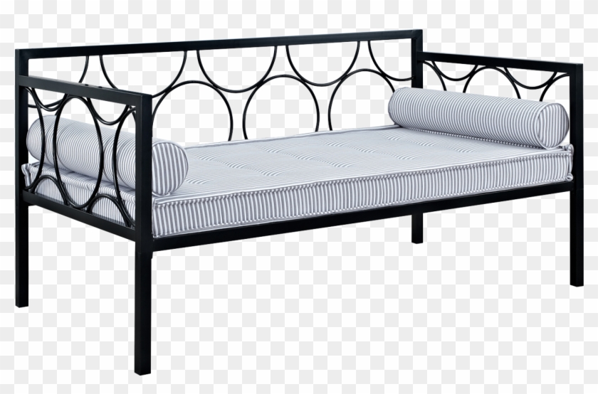Dhp Rebecca Contemporary Metal Daybed Frame, Multiple - Dhp Rebecca Daybed Black Clipart