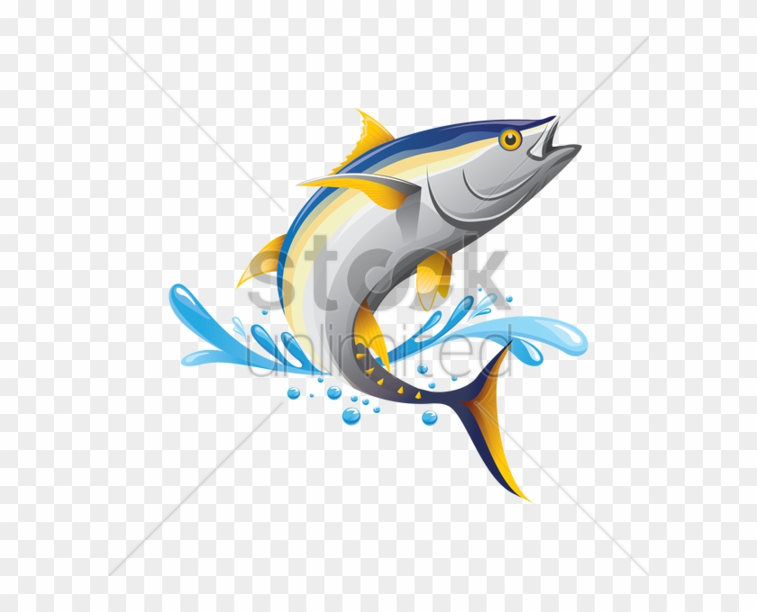 Fishing Net Clipart Sad - Tuna Fish Vector Png Transparent Png #1525803