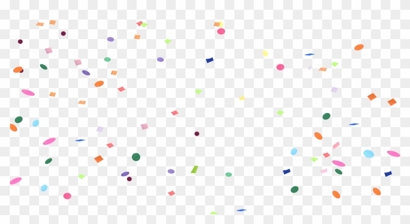 Confetti White Background - Art Clipart #1526121