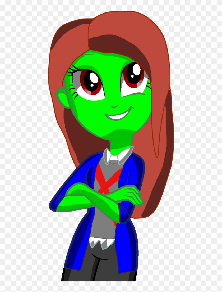 Fictional Character Clipart Miss Martian Png - Girl Martian Clip Art Transparent Png #1526302