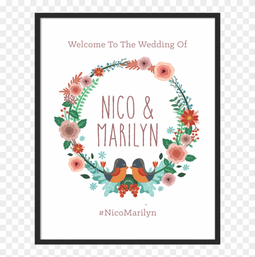 Wedding Sign Typescratch Design - Greeting Card Clipart #1526493