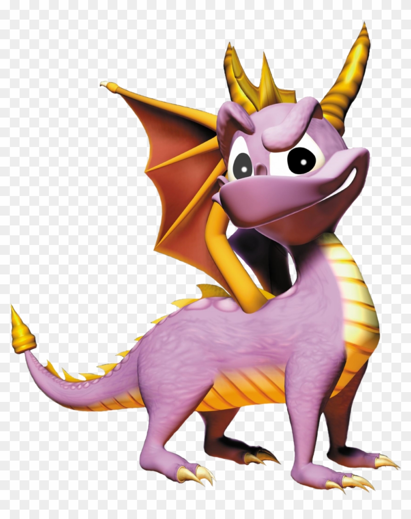 Spyro The Dragon, Crash Bandicoot - Spyro Clipart #1526613