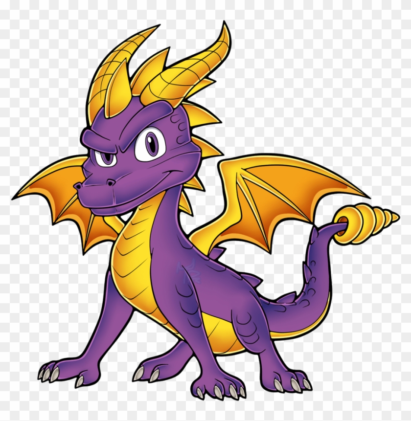 Spyro Dragon Spyrouniverse Twitter - Cartoon Clipart