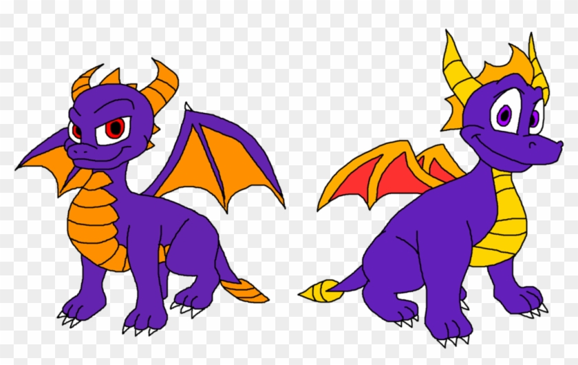 Mythical Clipart Dragon Tail - Skylanders Classic Spyro - Png Download