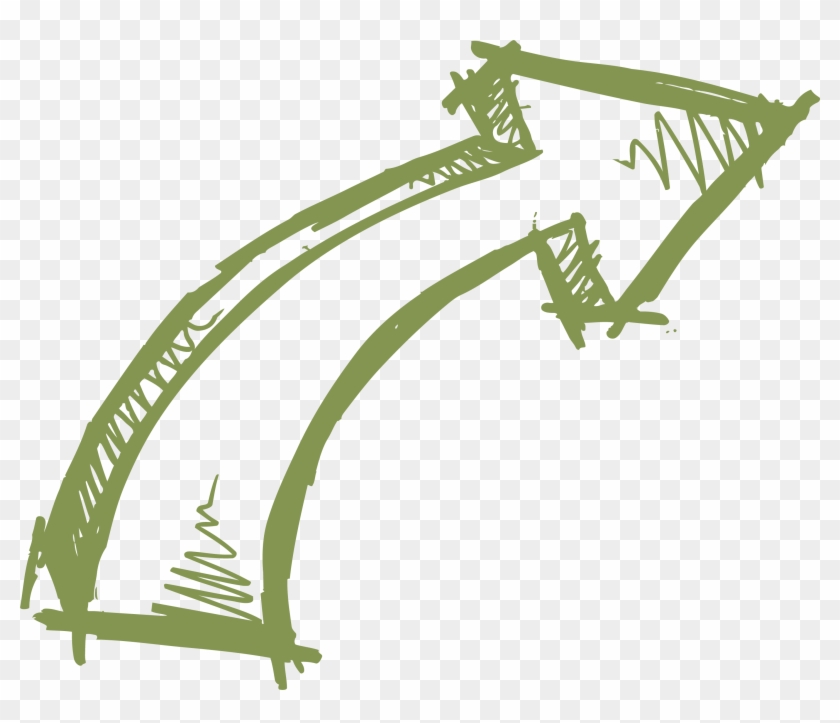 Lines Curve Hand Euclidean Vector Arrow Drawn Is In - Hand Drawn Arrow Comic Clipart