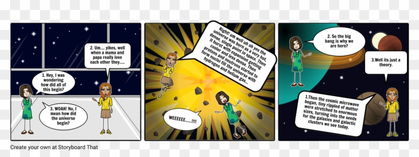 The Universe - Cartoon Clipart #1527846