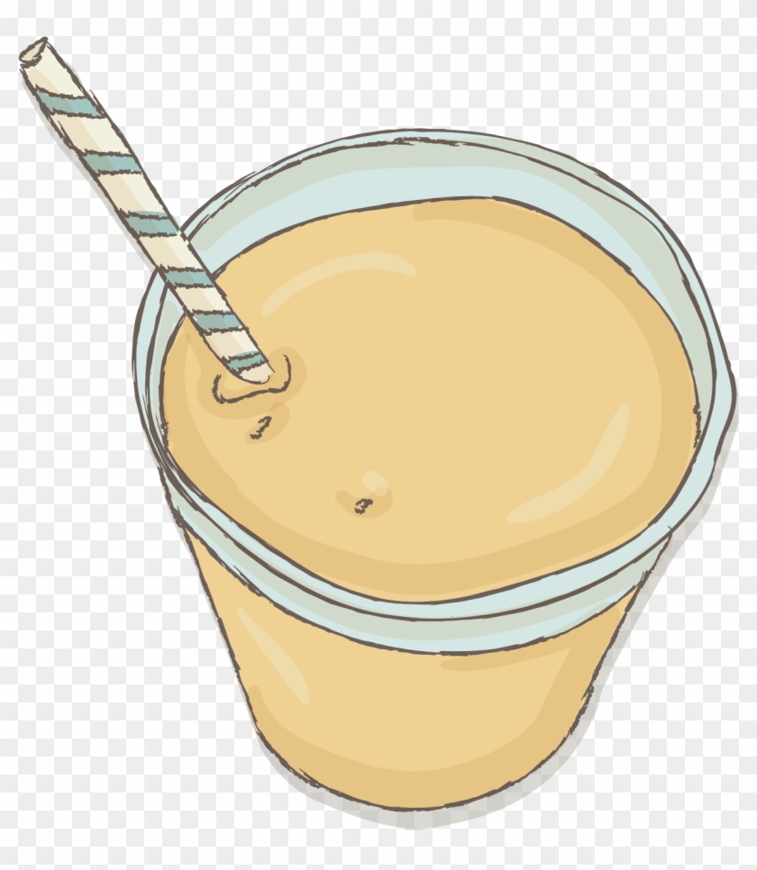 Bubble Tea Cream Flavor - Bubble Tea Png Clipart #1528344