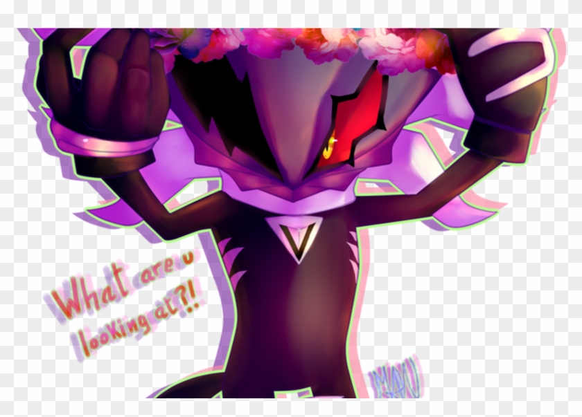 Flower Crown With Dis Edgy Dude By Mayu Kureiji Sonic Clipart #1528415