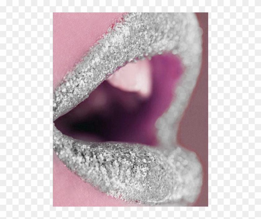 Related Pictures Purple Flower Crown Transparent Cs7bmf - Yellow Glitter Lips Clipart #1528560