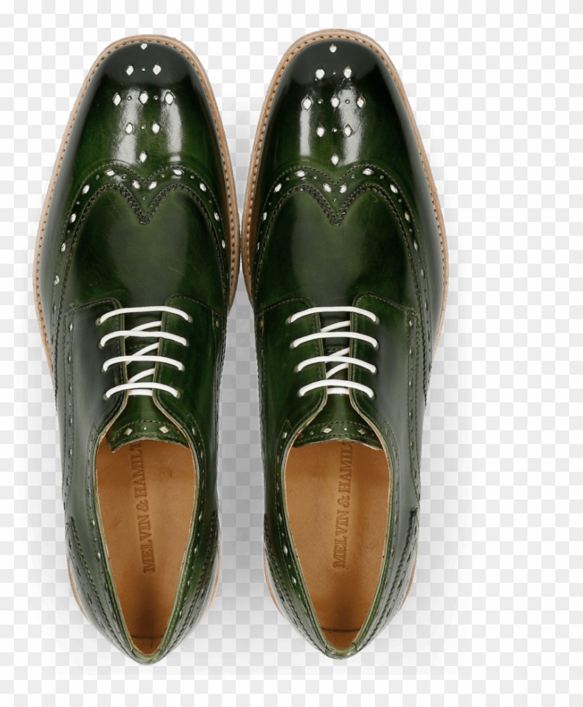 Derby Shoes Eddy 5 Ultra Green White Punch - Sneakers Clipart