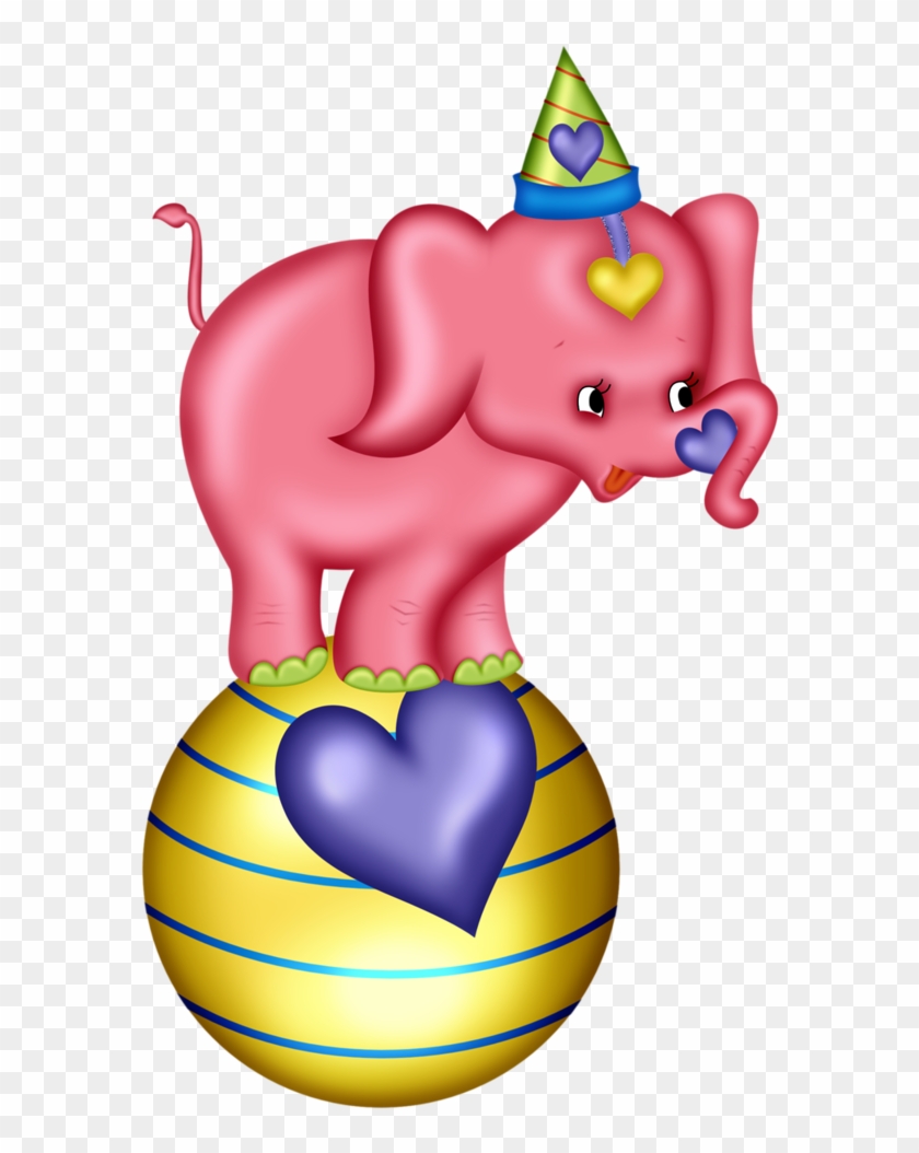 Elephant * - Cartoon Clipart #1529109
