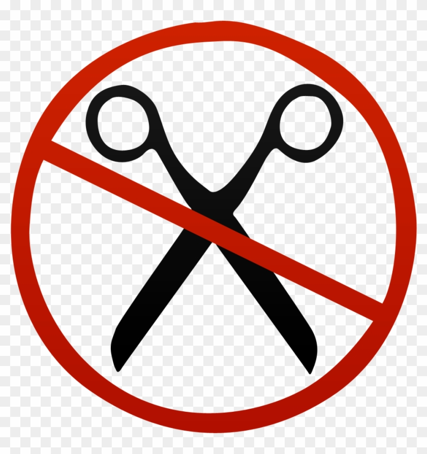 Scissors - Scissors Not Allowed Clipart