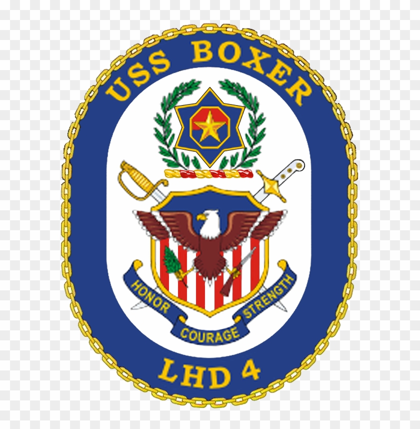 Uss Boxer Coa - Paul Ignatius Ddg 117 Clipart