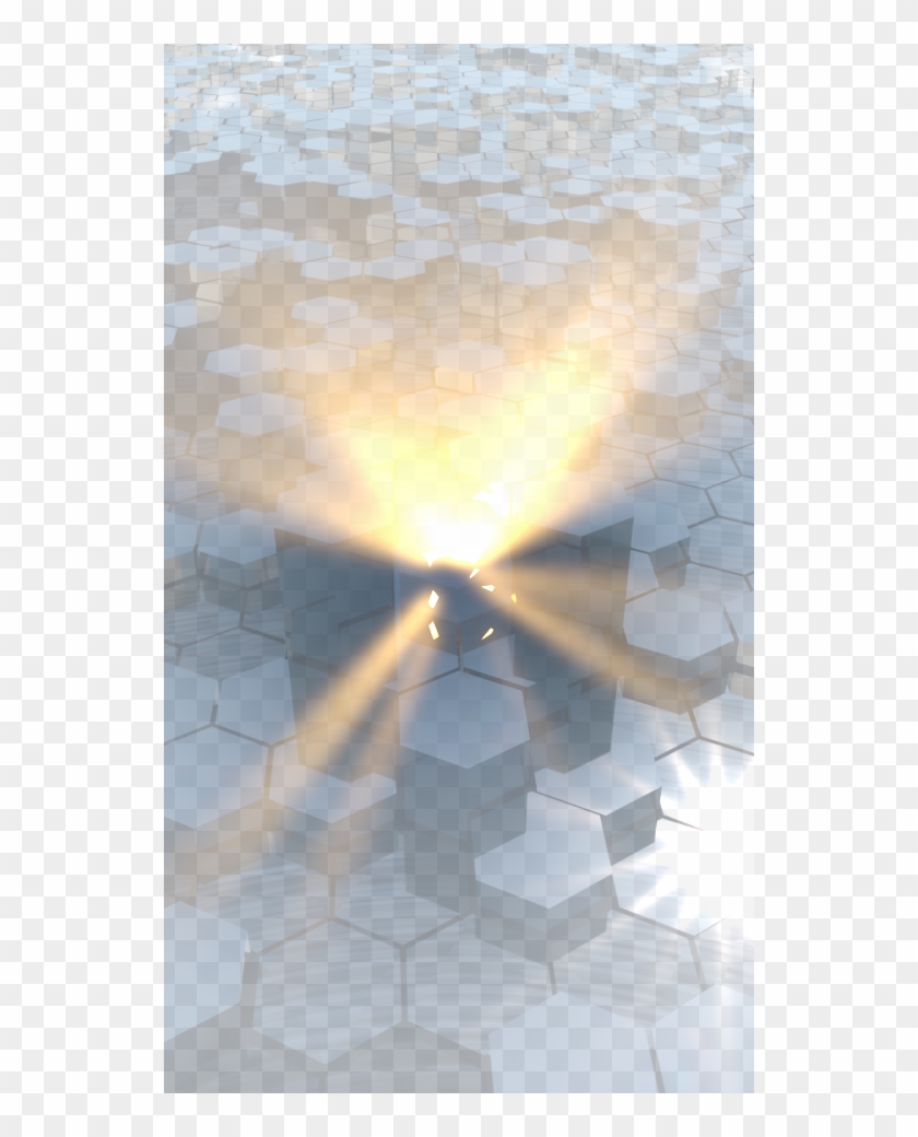 I Also Made One With A Sun Beam Effect - Light Clipart