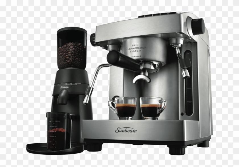 Sunbeam Pu6910 Espresso Machine & Grinder - Sunbeam Coffee Machine Em6910 Clipart #1529484