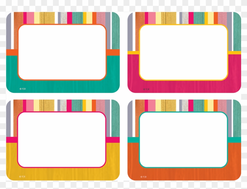 Tcr2684 Tropical Punch Name Tags/labels - Tropical Punch Border Clipart