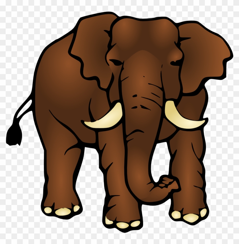 Asian Elephant Clipart Large Elephant Free Clipart - Large Clipart - Png Download #1529733