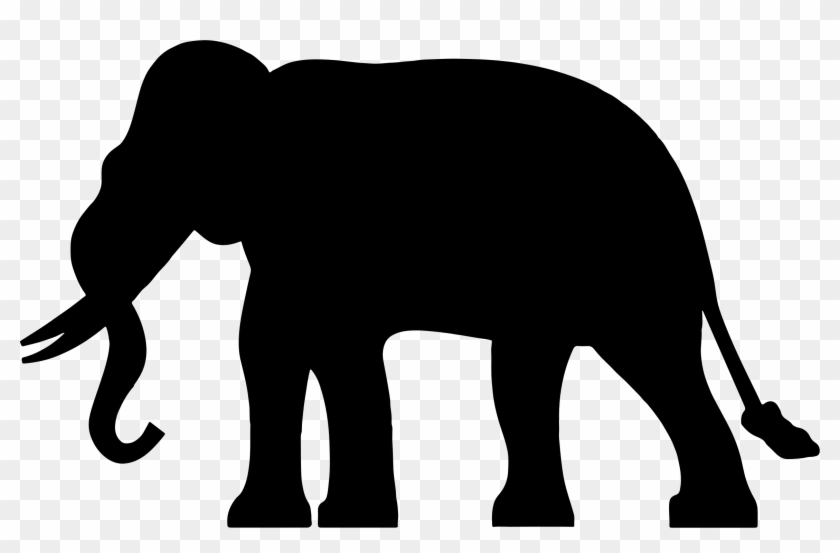 Elephant Silhouette Logo Png Clipart #1530098