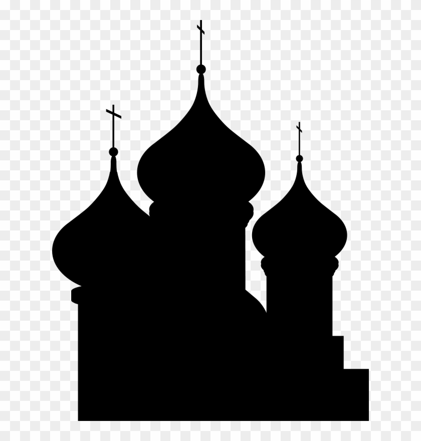 Free Vector Religion - Церковь Силуэт Clipart